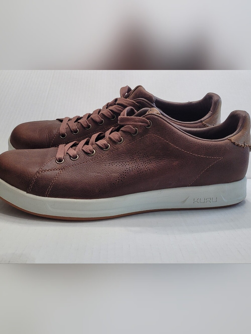 Kuru Cloud Mens Lace Up Shoes Brown Leather Upper 13.5M Excellent Condition